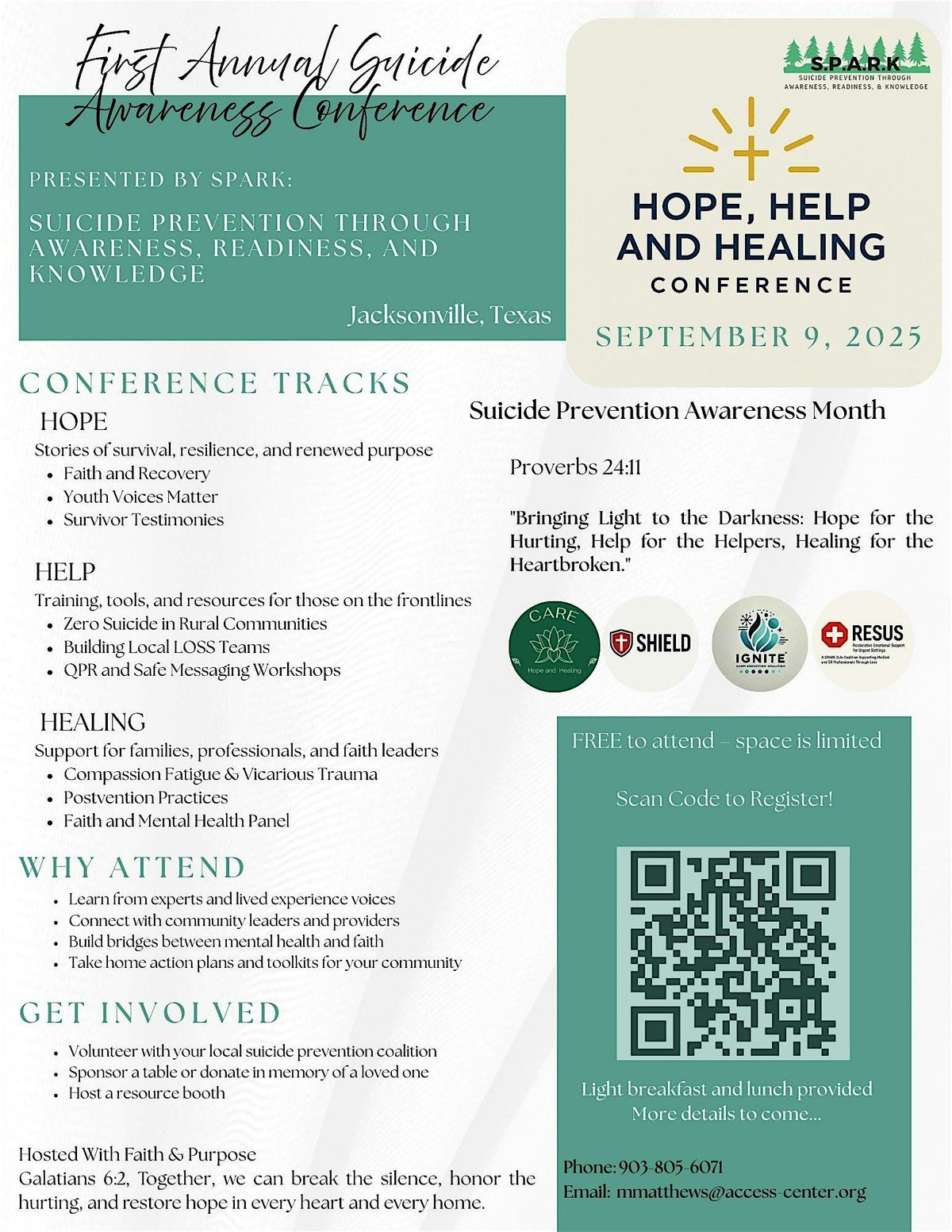 Hope, Help and Healing Conference 2025
