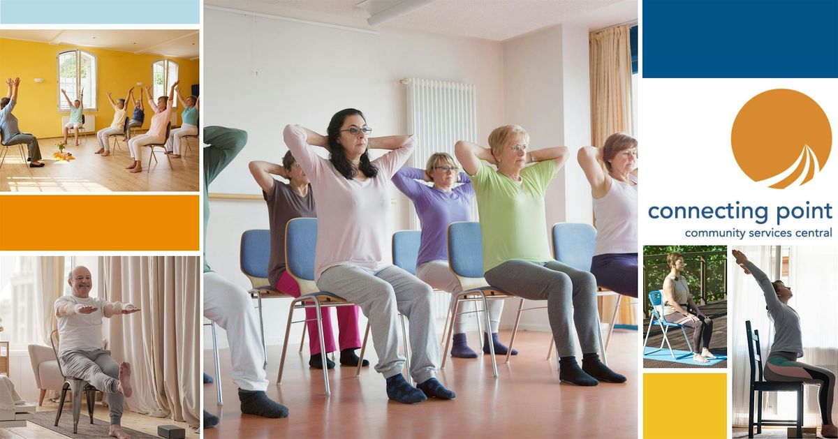 Chair Yoga (Tuesdays Aug 26, and Sept 2 and 9; Zoom)