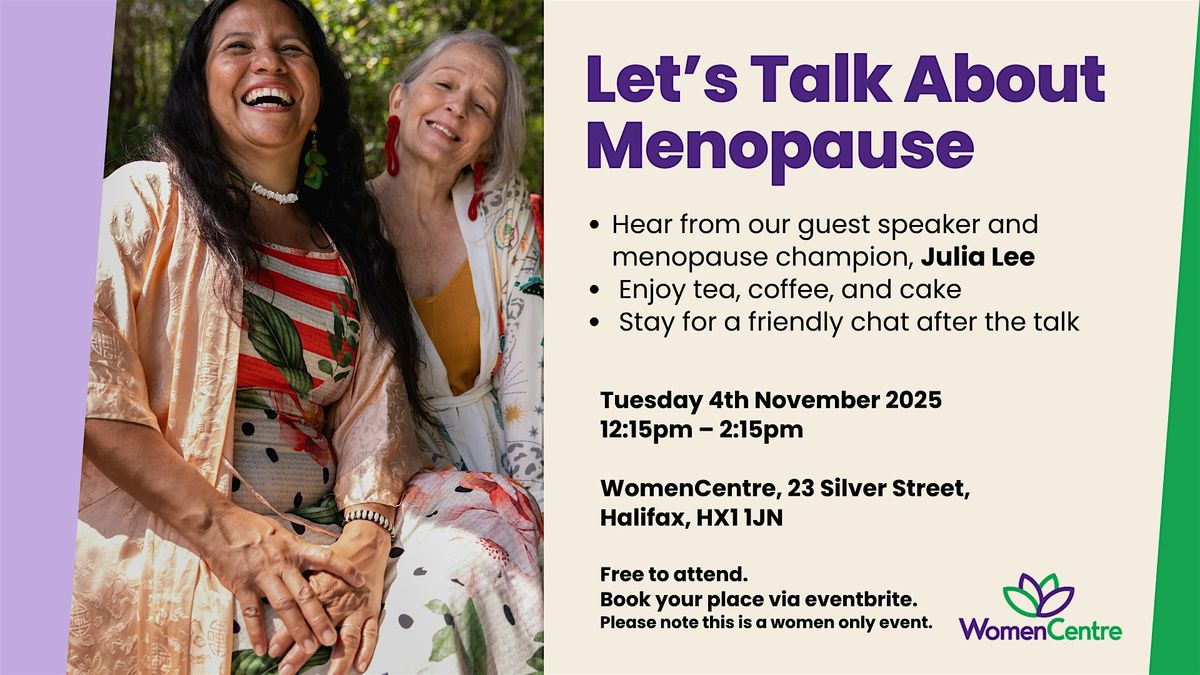 Let's Talk About Menopause - Awareness Talk and Conversation