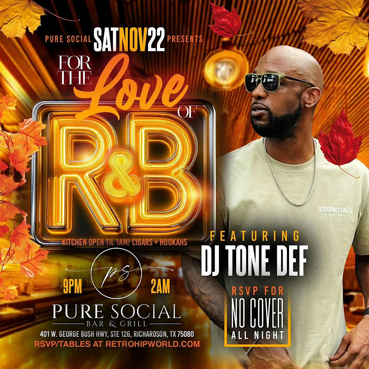 For The Love of R&B Saturday with DJ TONE DEF