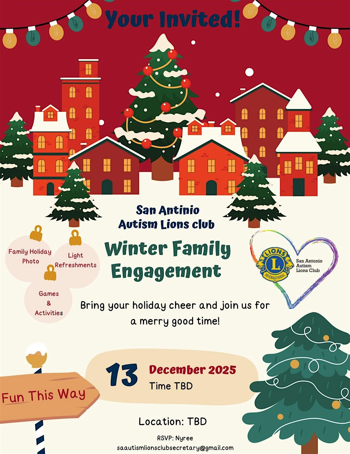 Autism-Friendly Winter Family Engagement