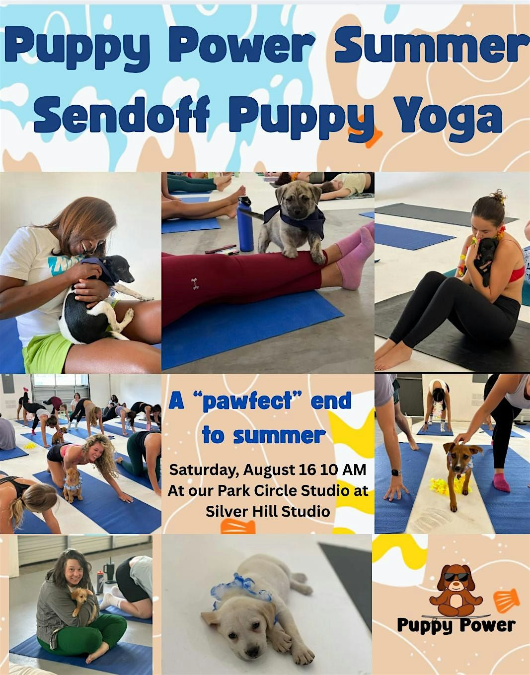 Summer Sendoff Puppy Yoga