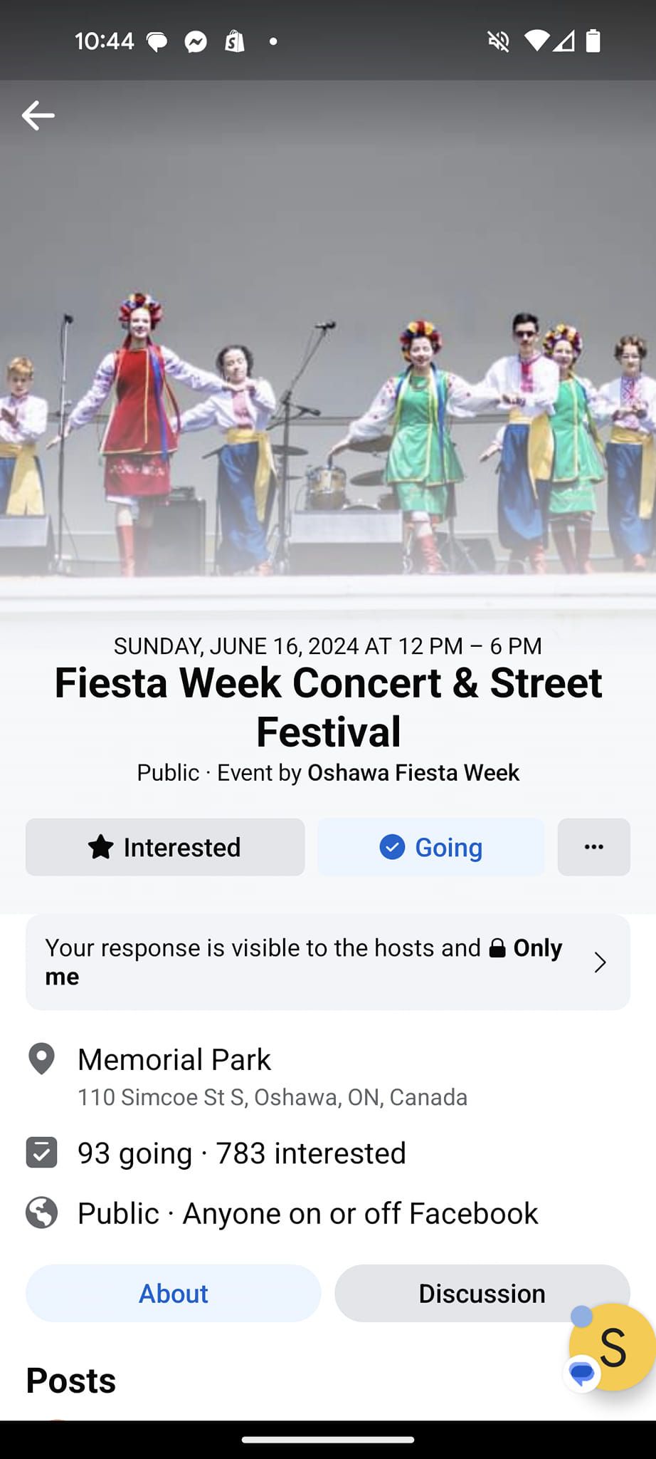 Fiesta Week Participant 83 centre st s, Oshawa, ON, Canada, Ontario L1H 4A1 June 16, 2024