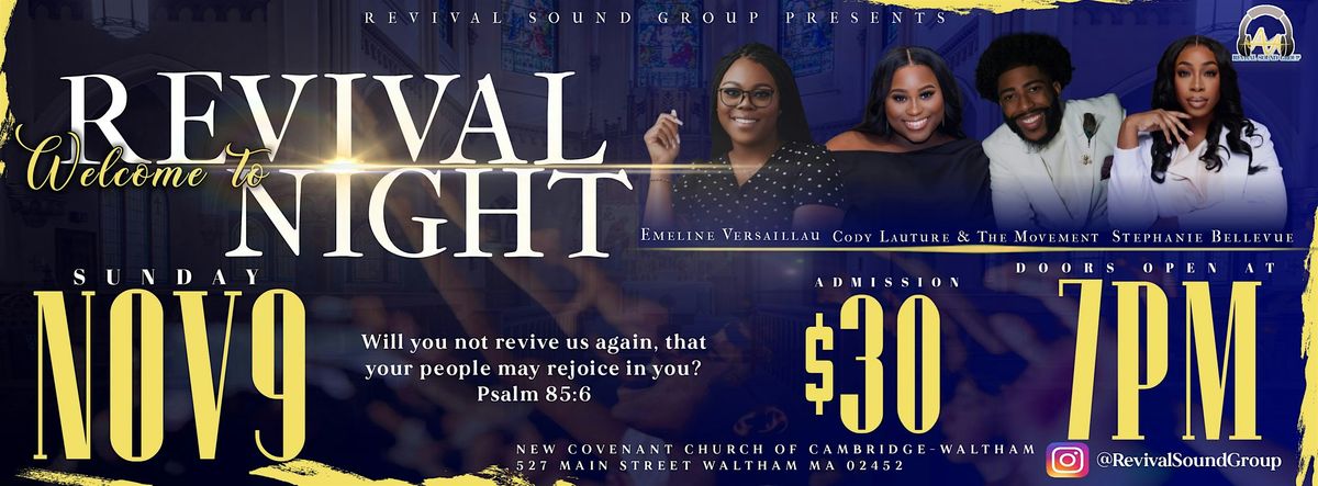 Welcome to Revival Night !! Presented by RSG