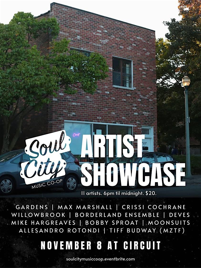 Soul City Music Co-op Artist Showcase at Circuit