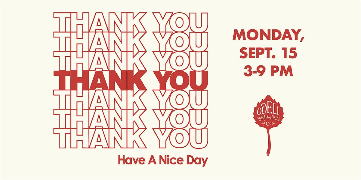 Thank You Day at Odell Brewing Sloan's Lake