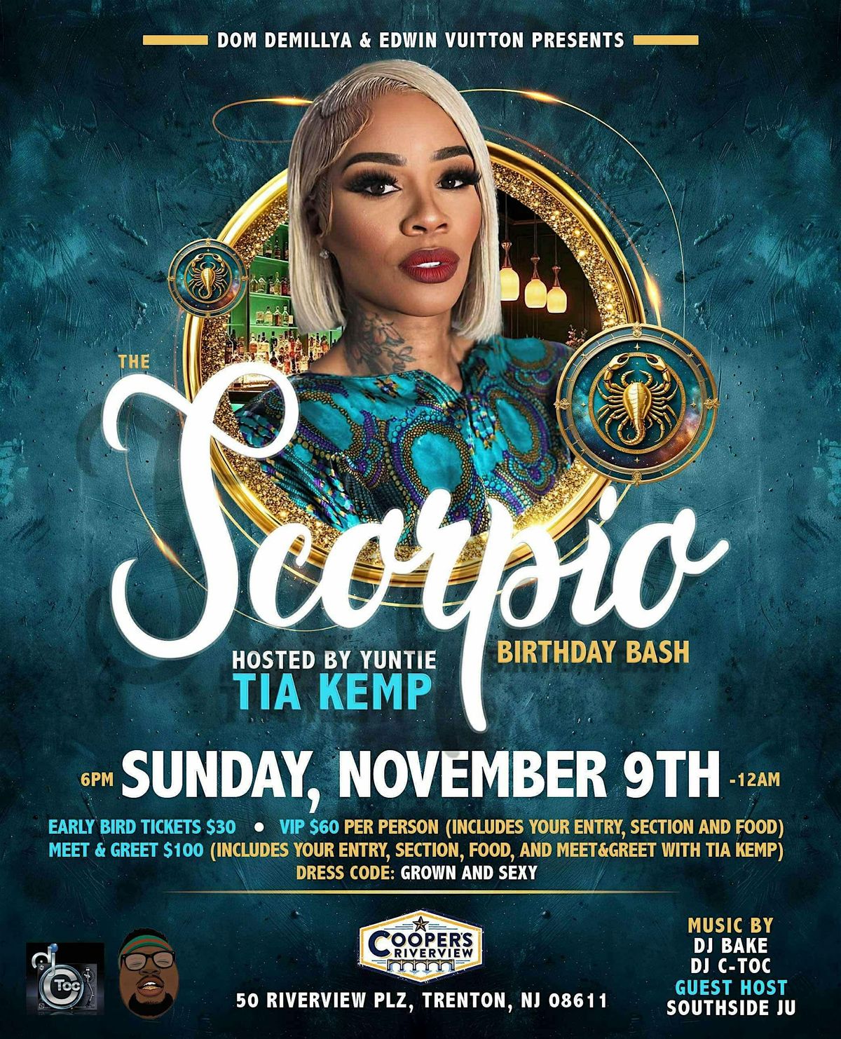 Yuntie Tia Kemp Scorpio Bash