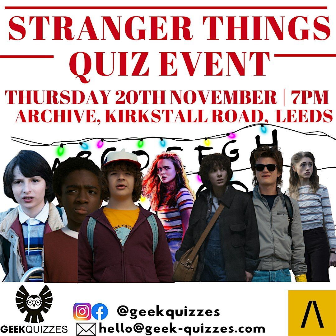 Stranger Things Quiz Event