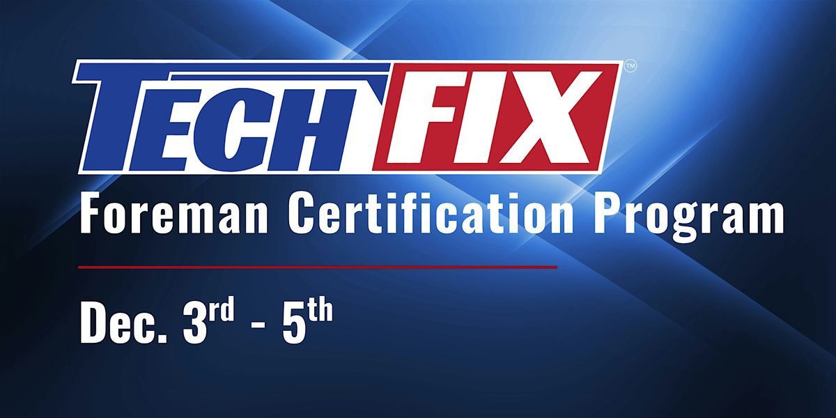 Foreman Certification Program