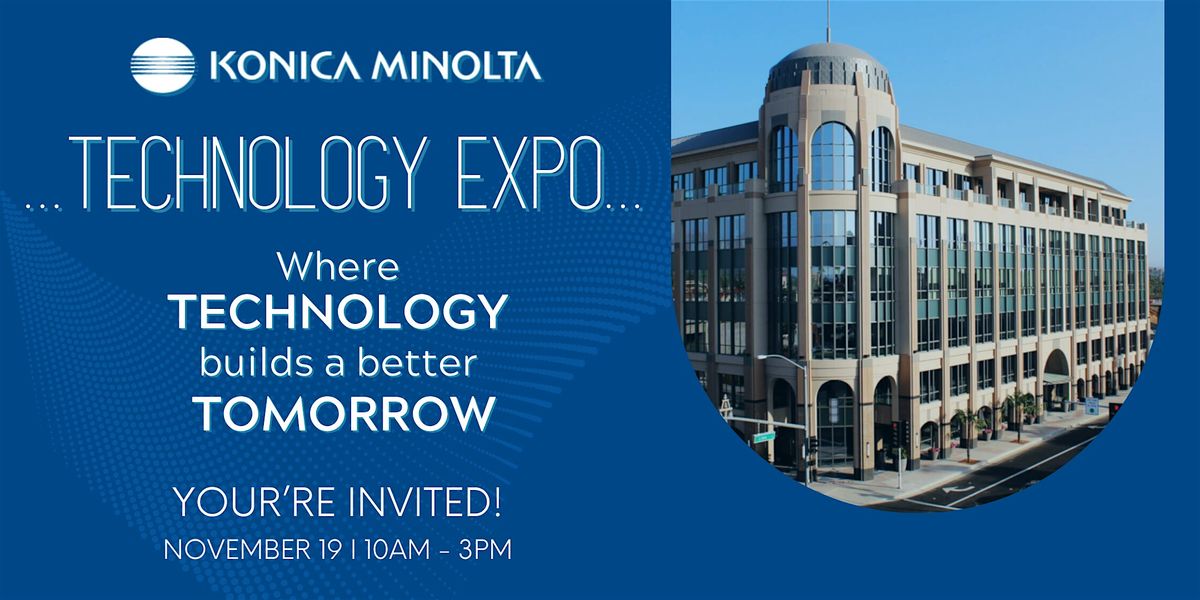 "Where TECHNOLOGY builds a better TOMORROW"