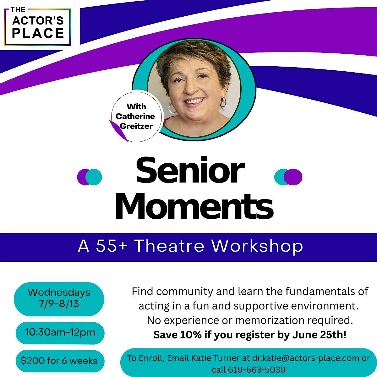 Senior Moments: A 55+ Theatre Workshop