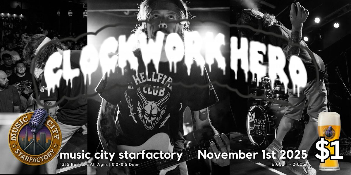 Clockwork Hero - Live at Music City Starfactory |  Grunge Rock