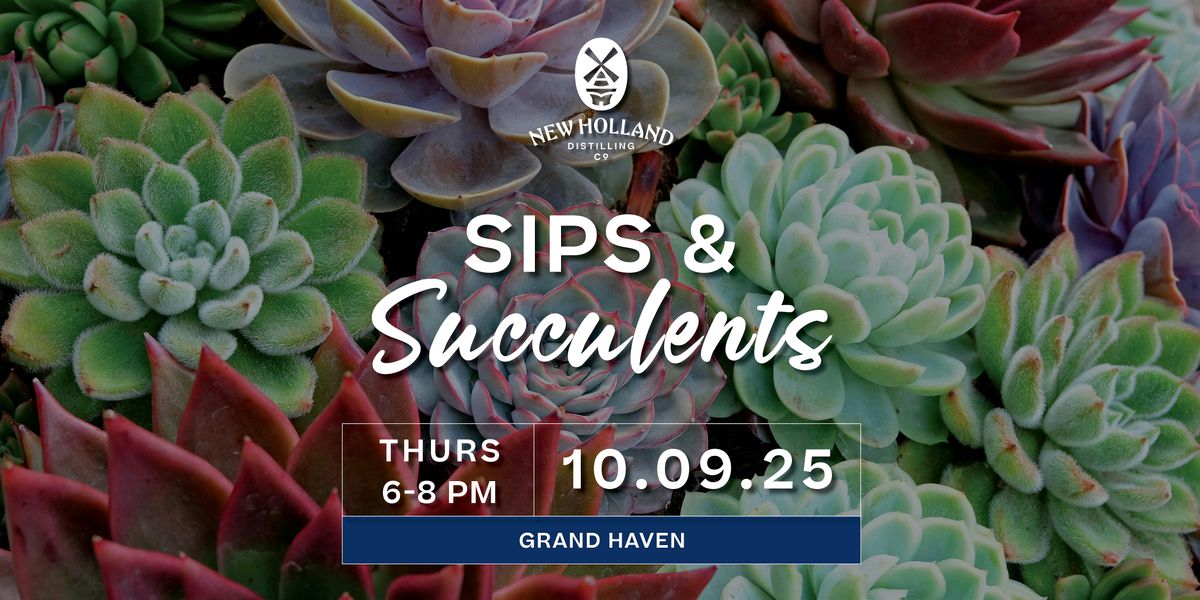 Sips & Succulents Cocktail Class