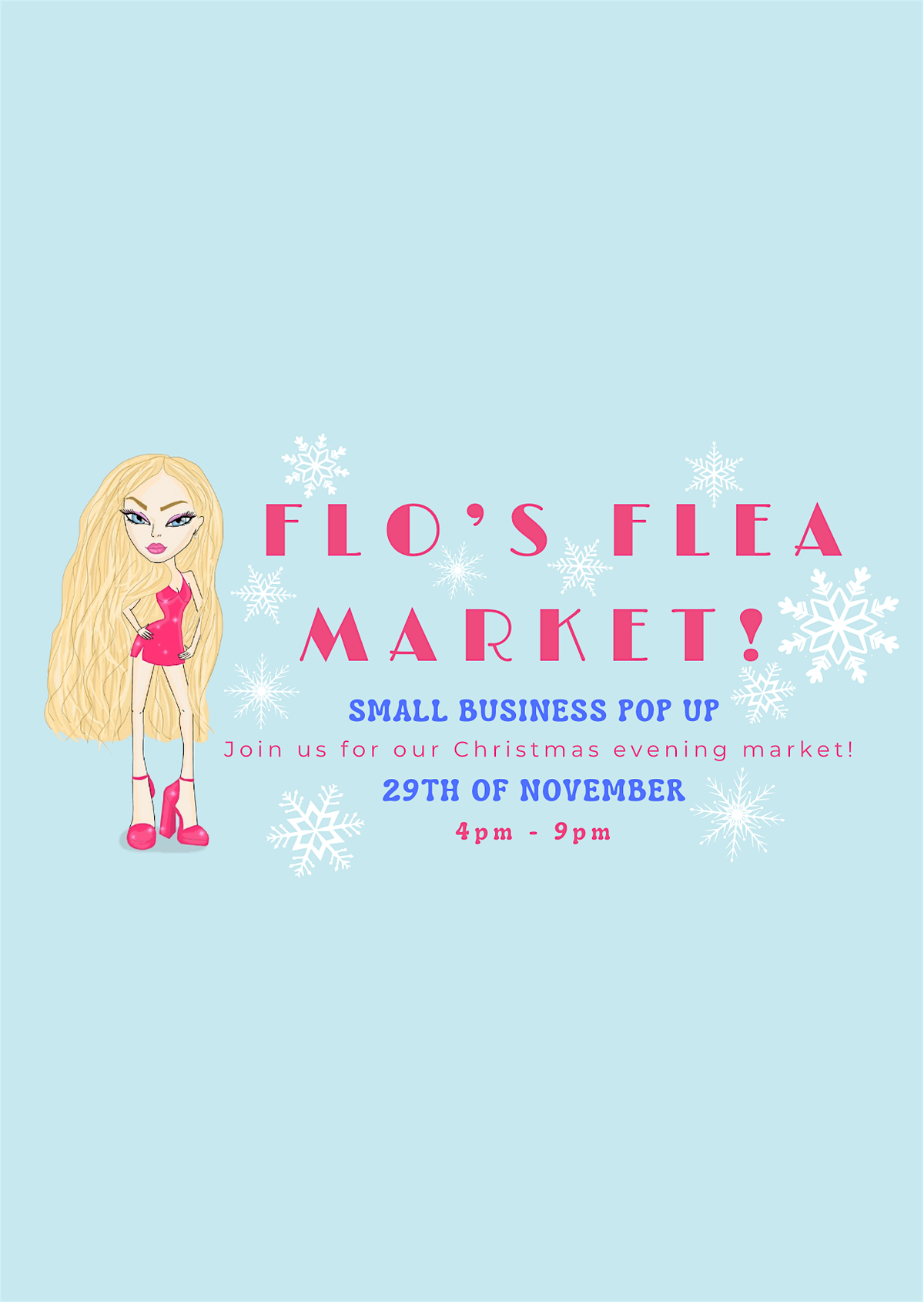 Flo\u2019s flea - Christmas evening market