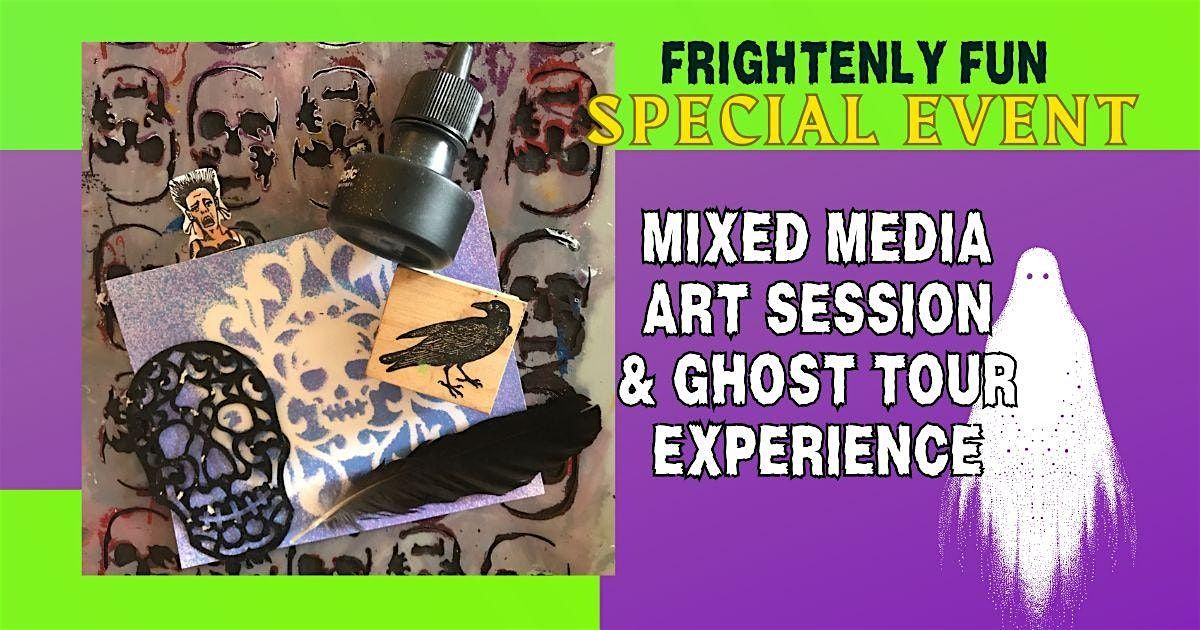 Halloween Art Session & Ghost Tour Experience