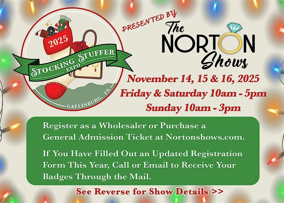 The Stocking Stuffer Expo - November 14, 15 & 16, 2025