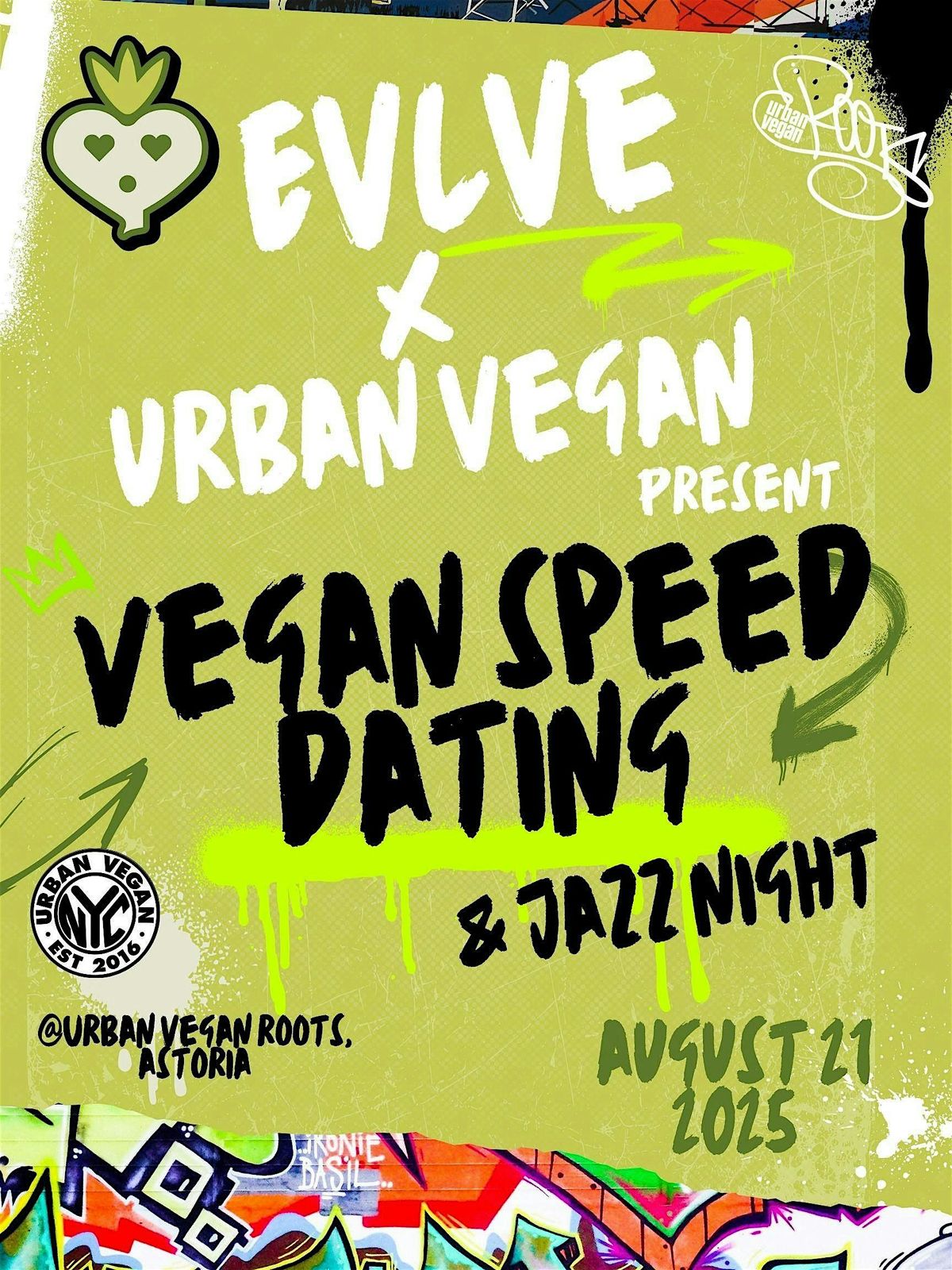 EVLVE Presents: Speed Dating & Jazz Night In Queens at UVR