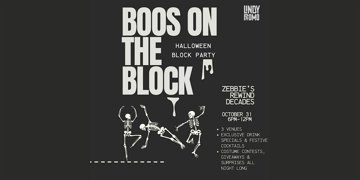 Boos on the Block- Dupont Halloween Block Party