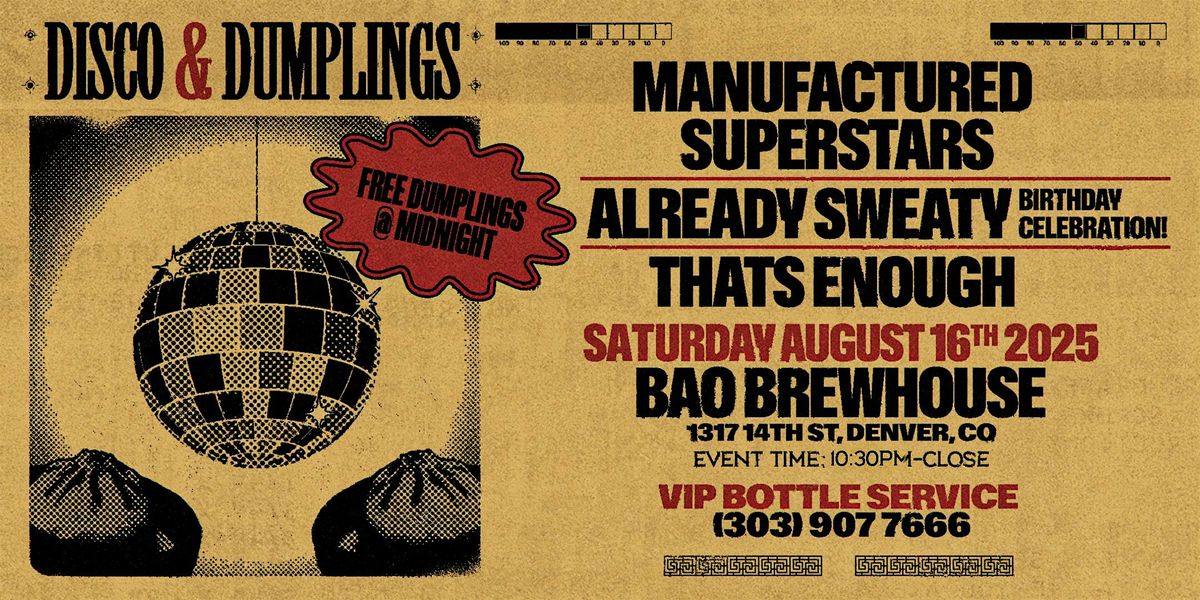 DISCO & DUMPLINGS