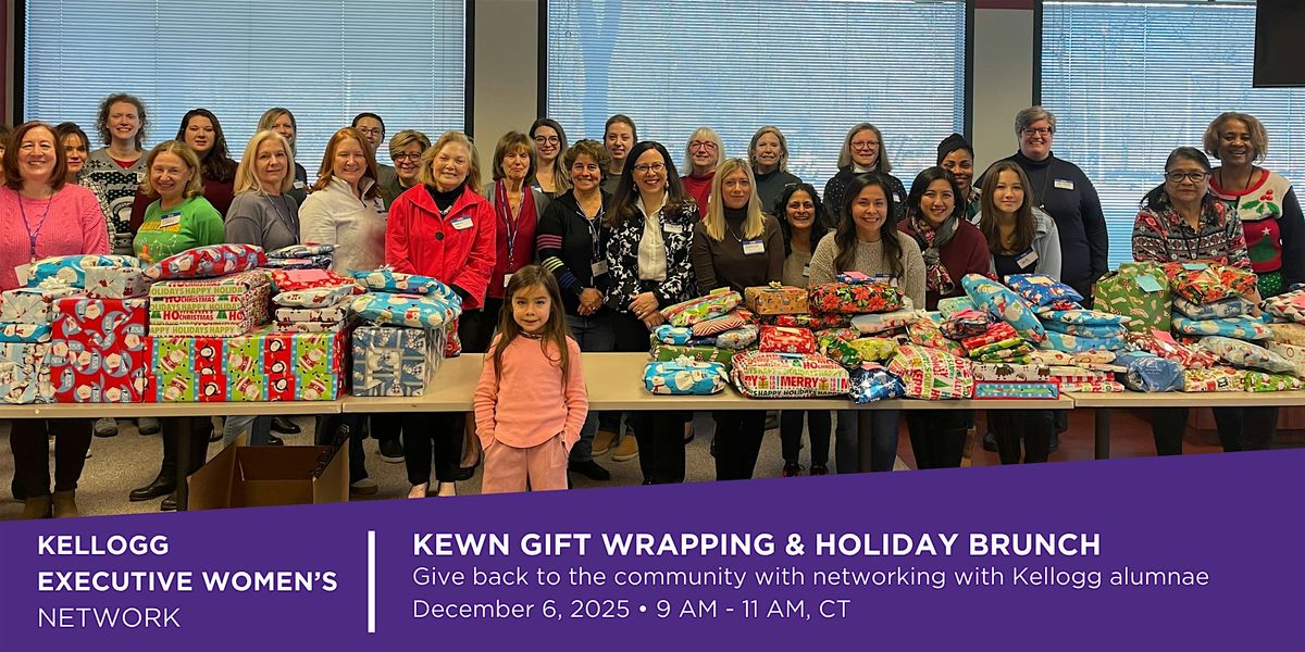 KEWN Gift Wrapping and Networking Holiday Brunch