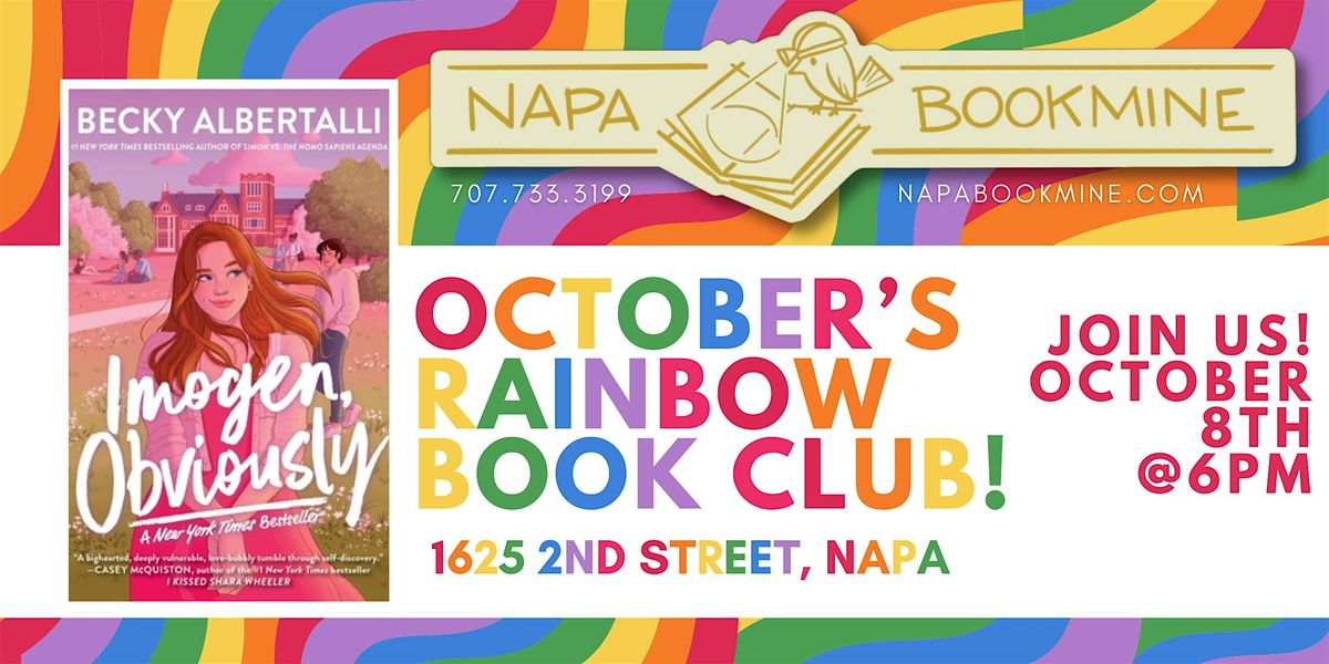 Rainbow Book Club: Imogen, Obviously by Becky Albertalli