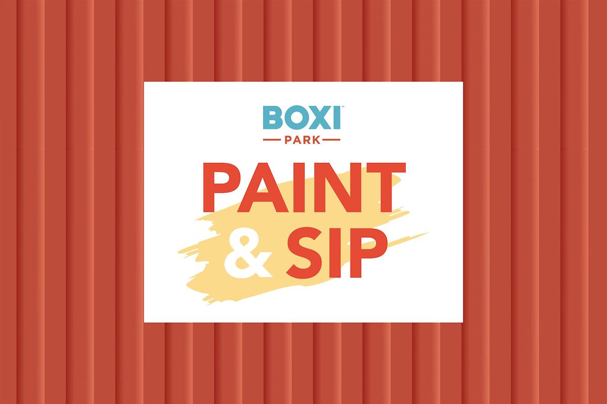 Paint & Sip at Boxi Park - Western Theme (Late Afternoon)