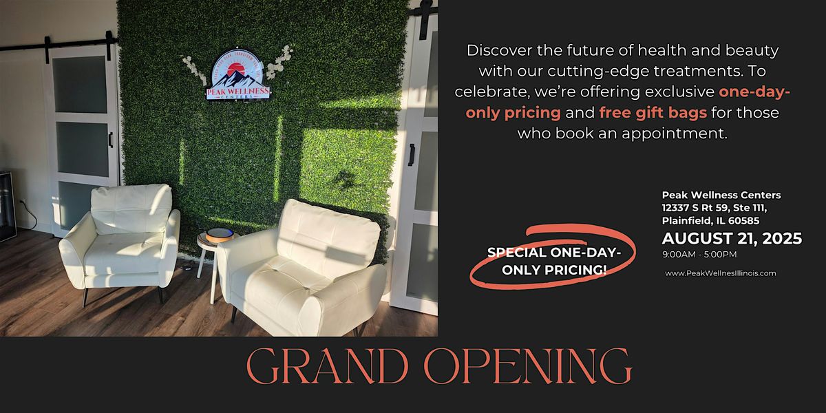 Peak Wellness Centers Grand Opening