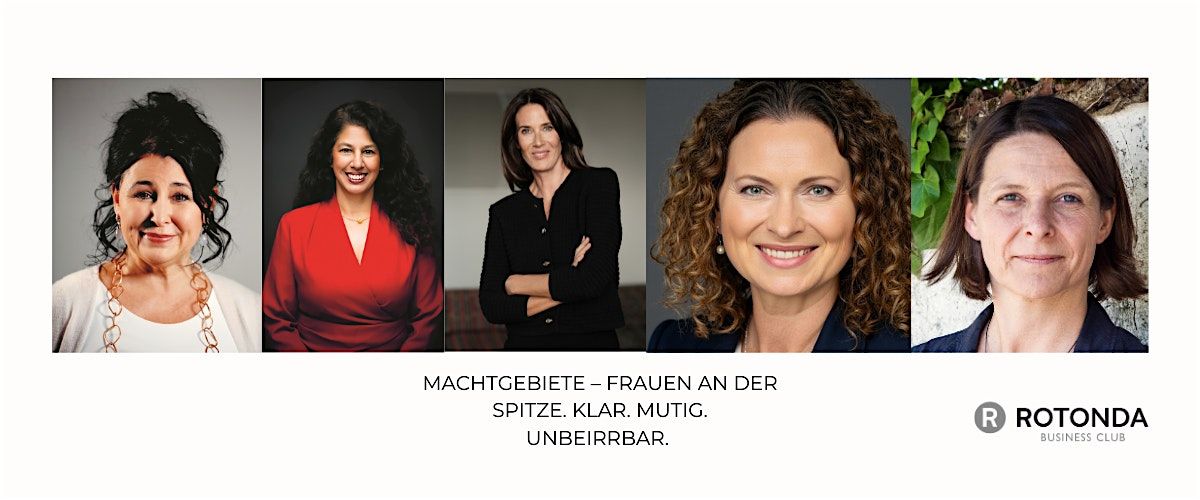 Machtgebiete \u2013 Frauen an der Spitze. Klar. Mutig. Unbeirrbar.