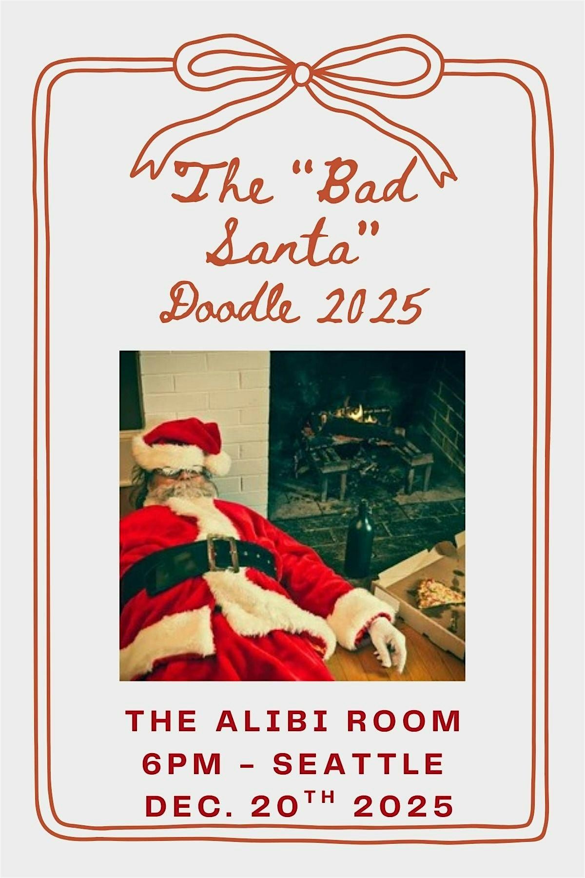 The "Bad Santa" Doodle