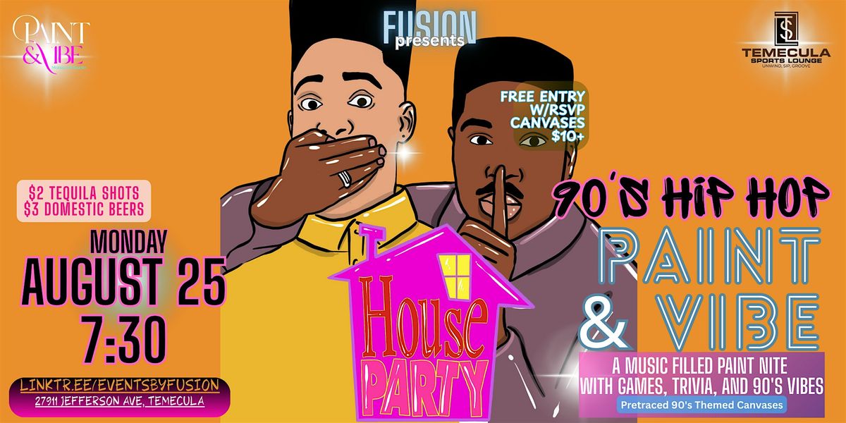 90'sHipHop Paint & Vibe