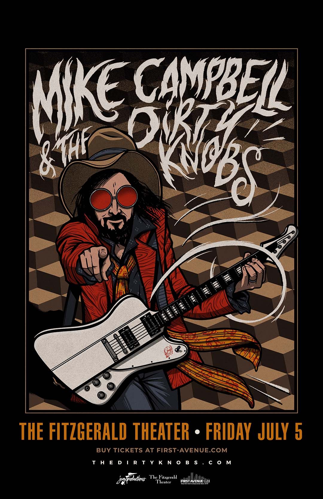 Mike Campbell and The Dirty Knobs at The United Theater on Broadway