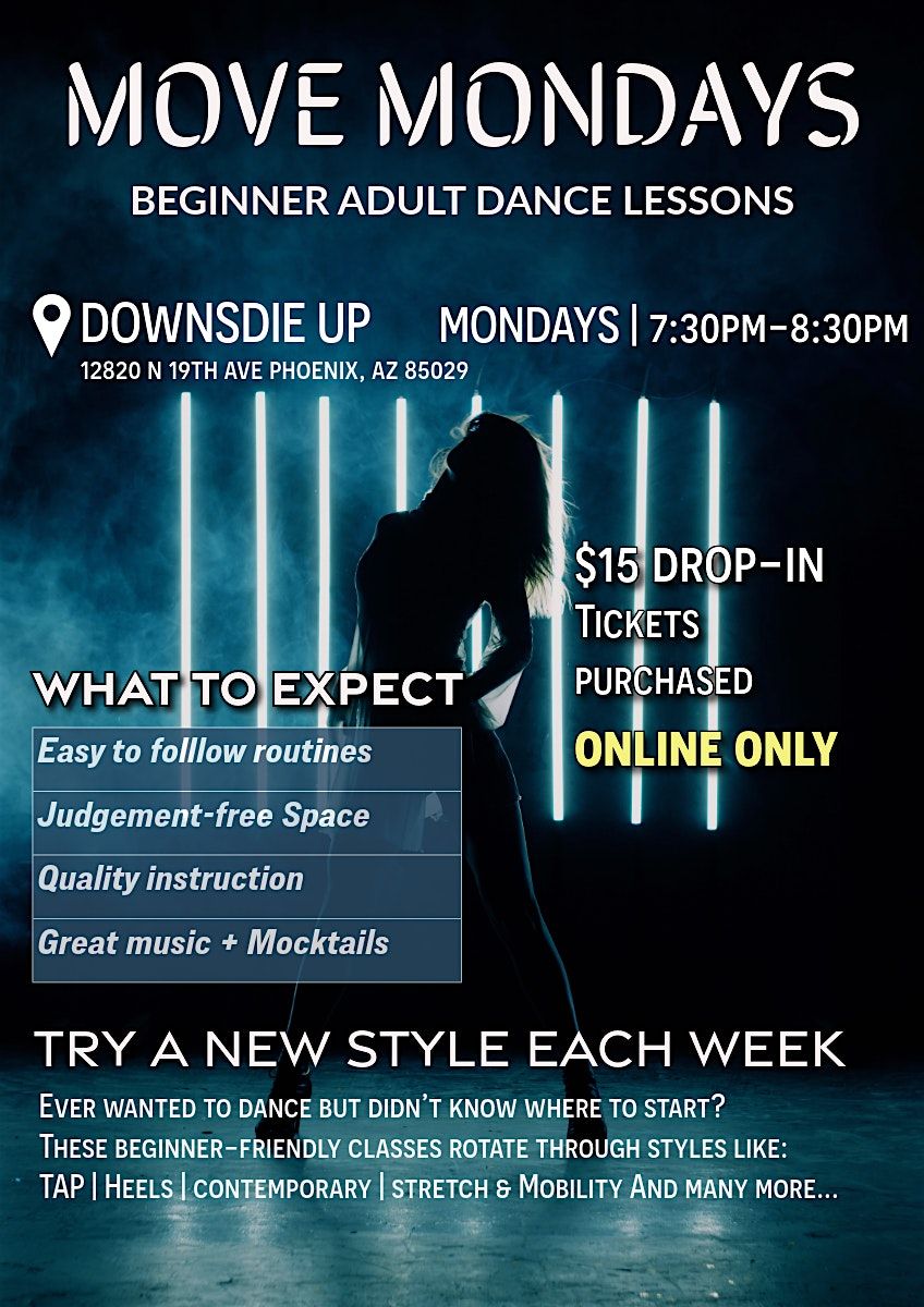 Move Mondays Beginner Adult Dance Class