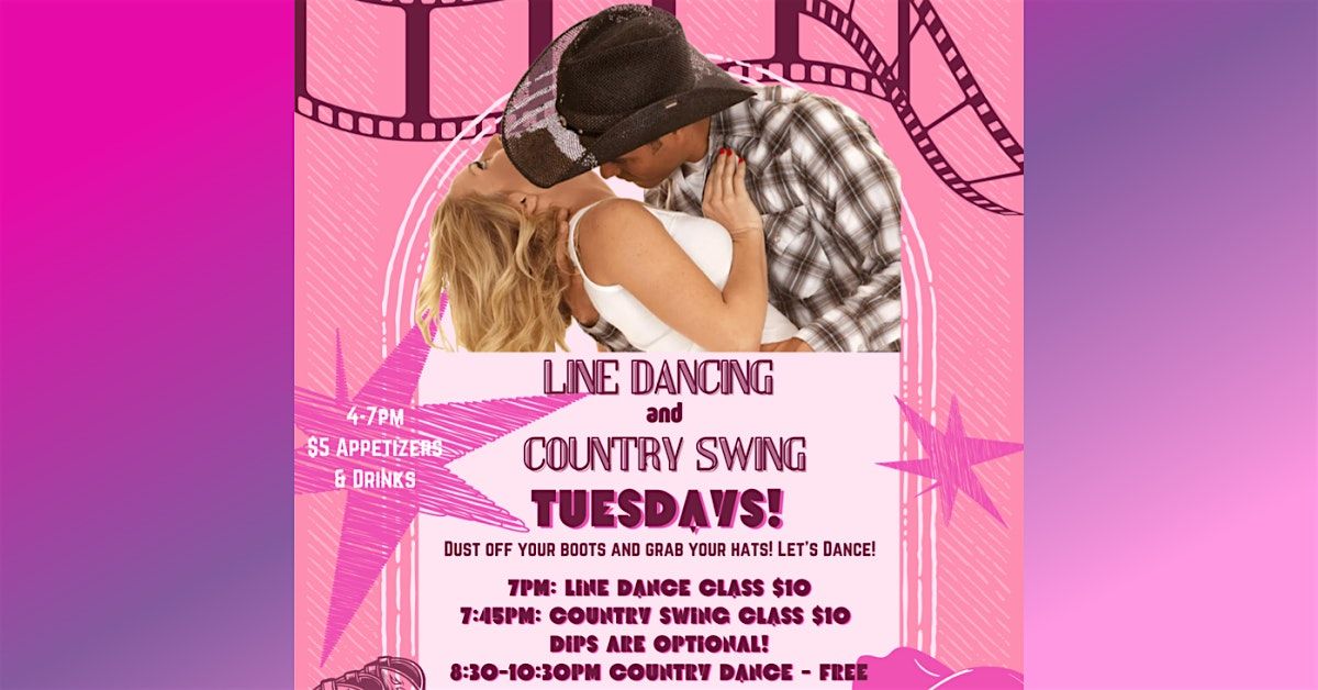 Line Dance & Country Swing Dance Classes - TUESDAYS!