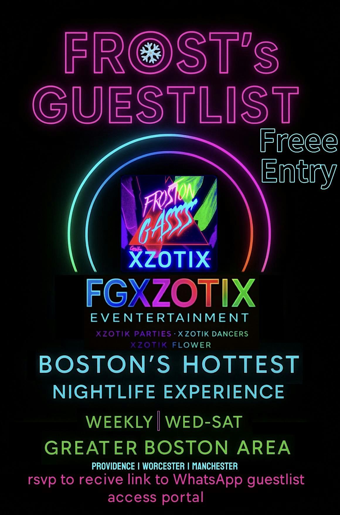 FR\u2744\ufe0fST\u2019s GUESTLIST (WED-SAT WEEKLY)\u26d4\ufe0fFREEE ENTRY\u26d4\ufe0f(FGXzotix)