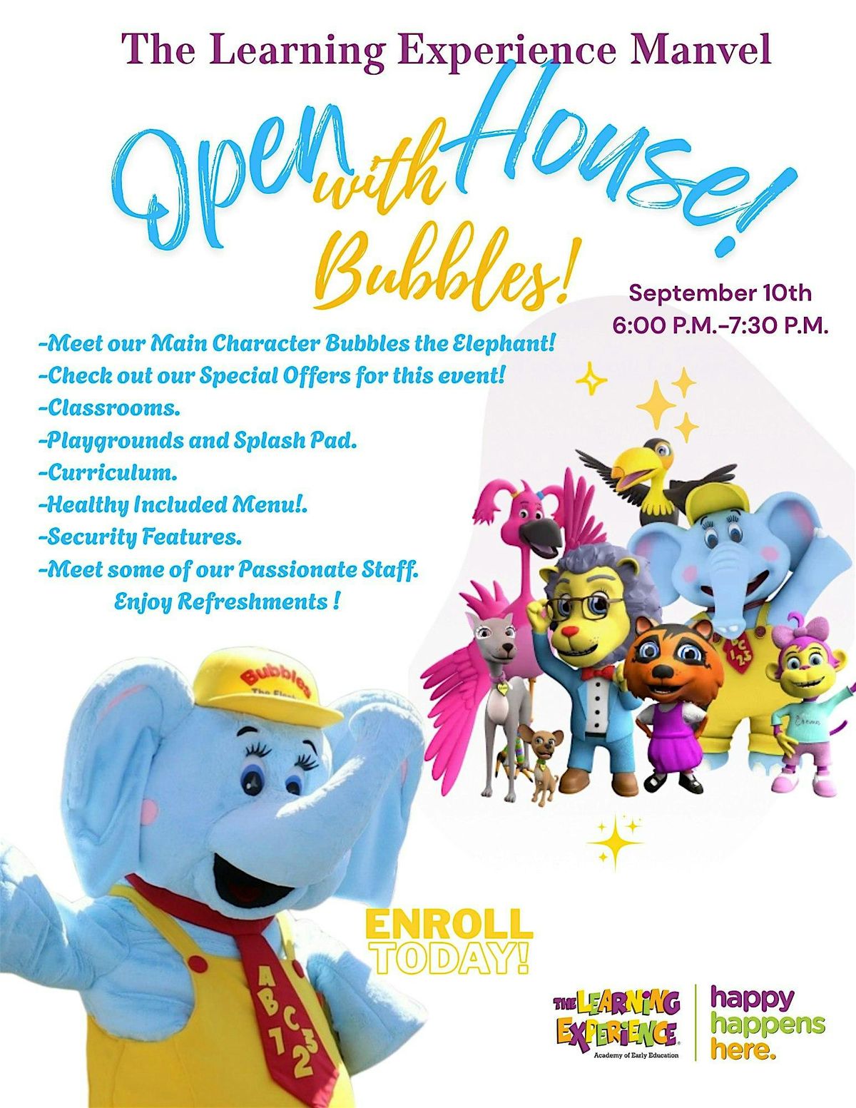 The Learning Experience Manvel Open House!