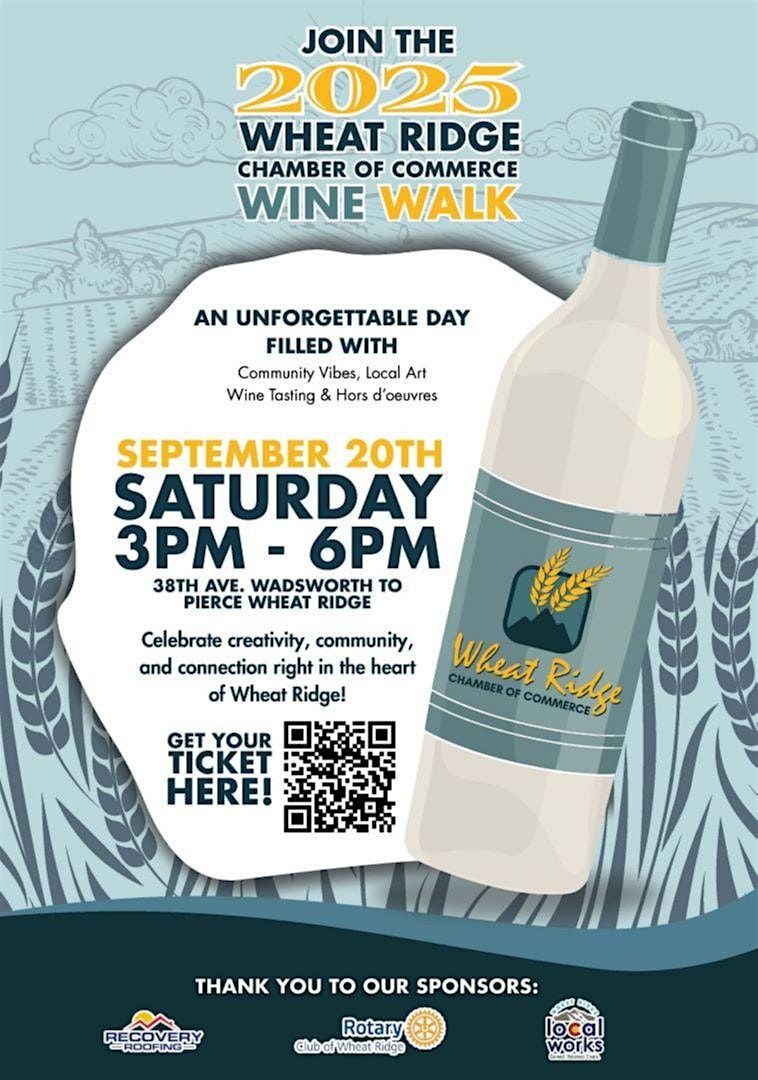 Wheat Ridge Chamber of Commerce Wine Walk 2025