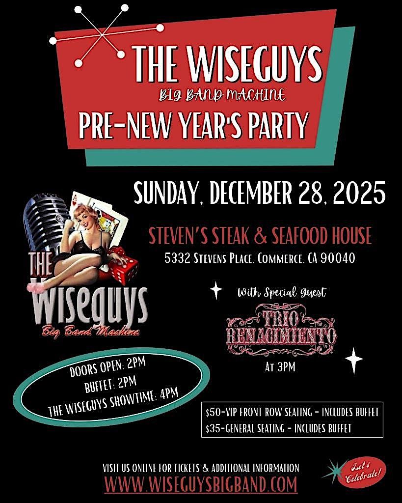 The Wiseguys Big Band Machine - Pre-New Year's Party