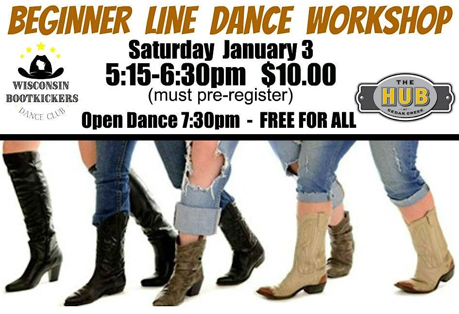 Beginner Line Dance Workshop-The Hub Cedarburg