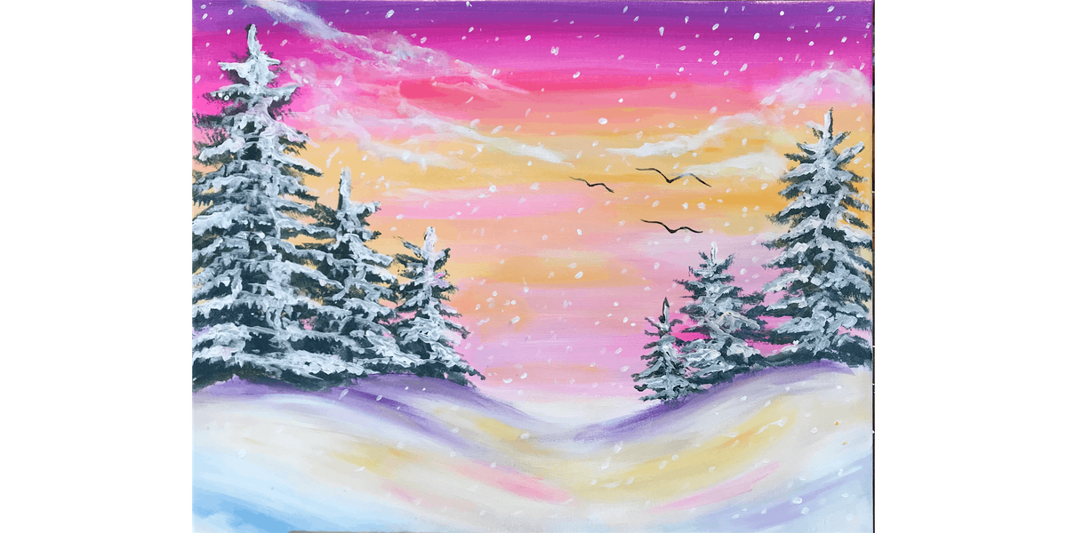 Dawn of Winter - Paint and Sip in Tyler | Classpop!\u2122
