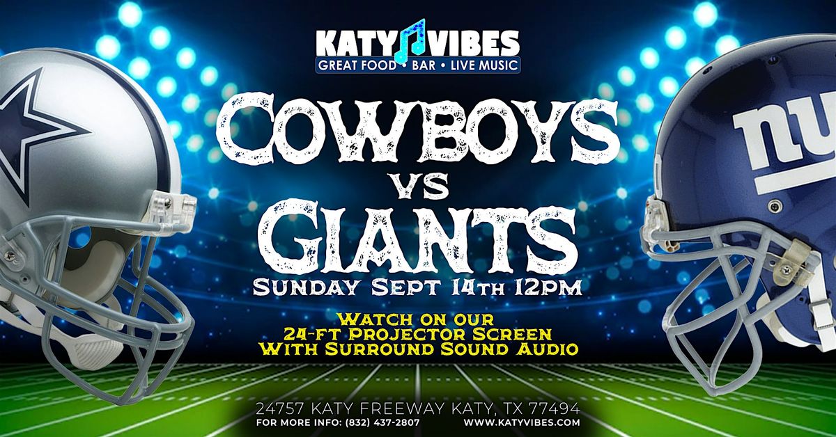 COWBOYS vs GIANTS \u2013 Watch Party