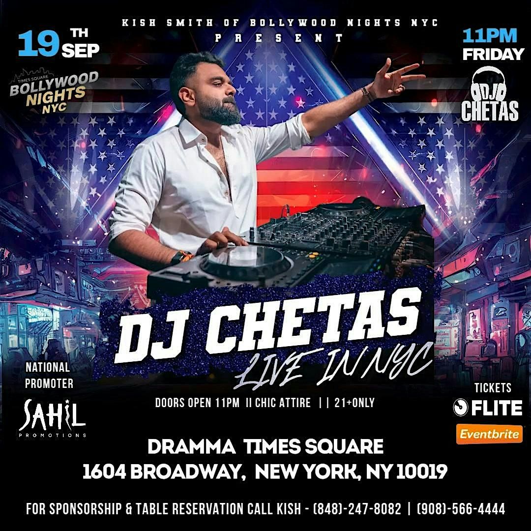 Bollywood Nights With World's No1 Bollywood DJ - DJ Chetas