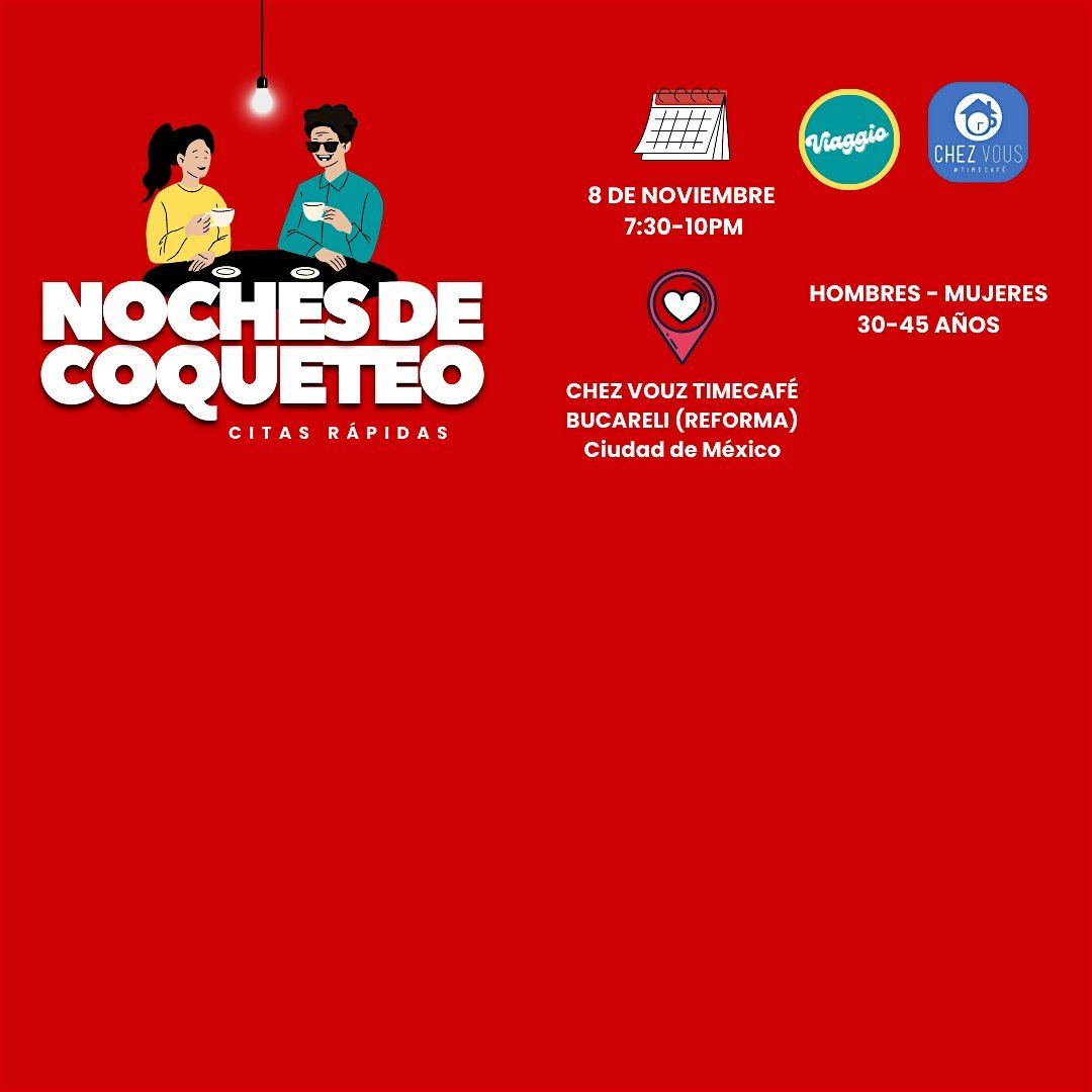 Citas R\u00e1pidas  30-45 HOMBRES-MUJERES