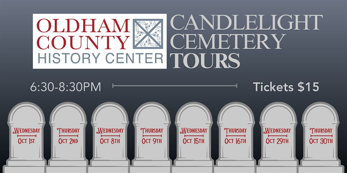 Candlelight Cemetery Tour - Location TBD