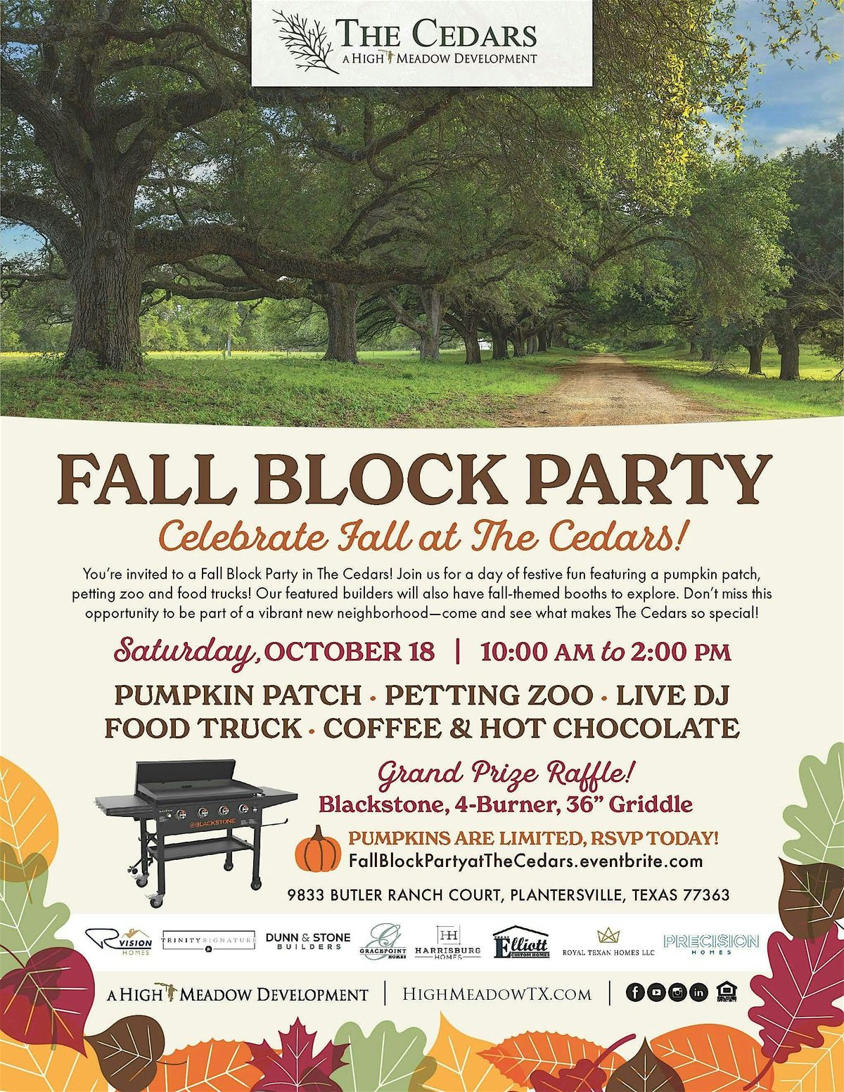 Fall Block Party at The Cedars