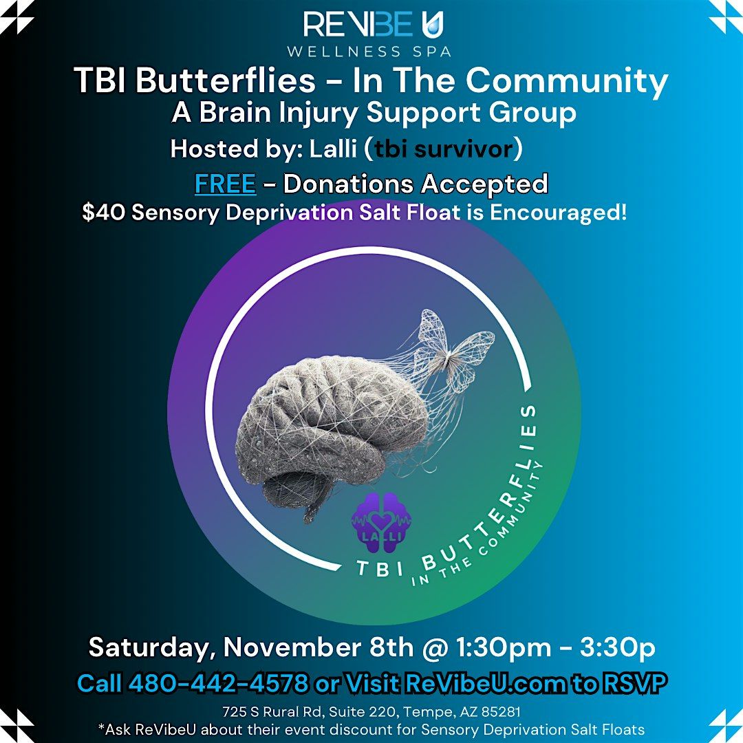 TBI Butterflies: In The Community | Brain Injury Support Group