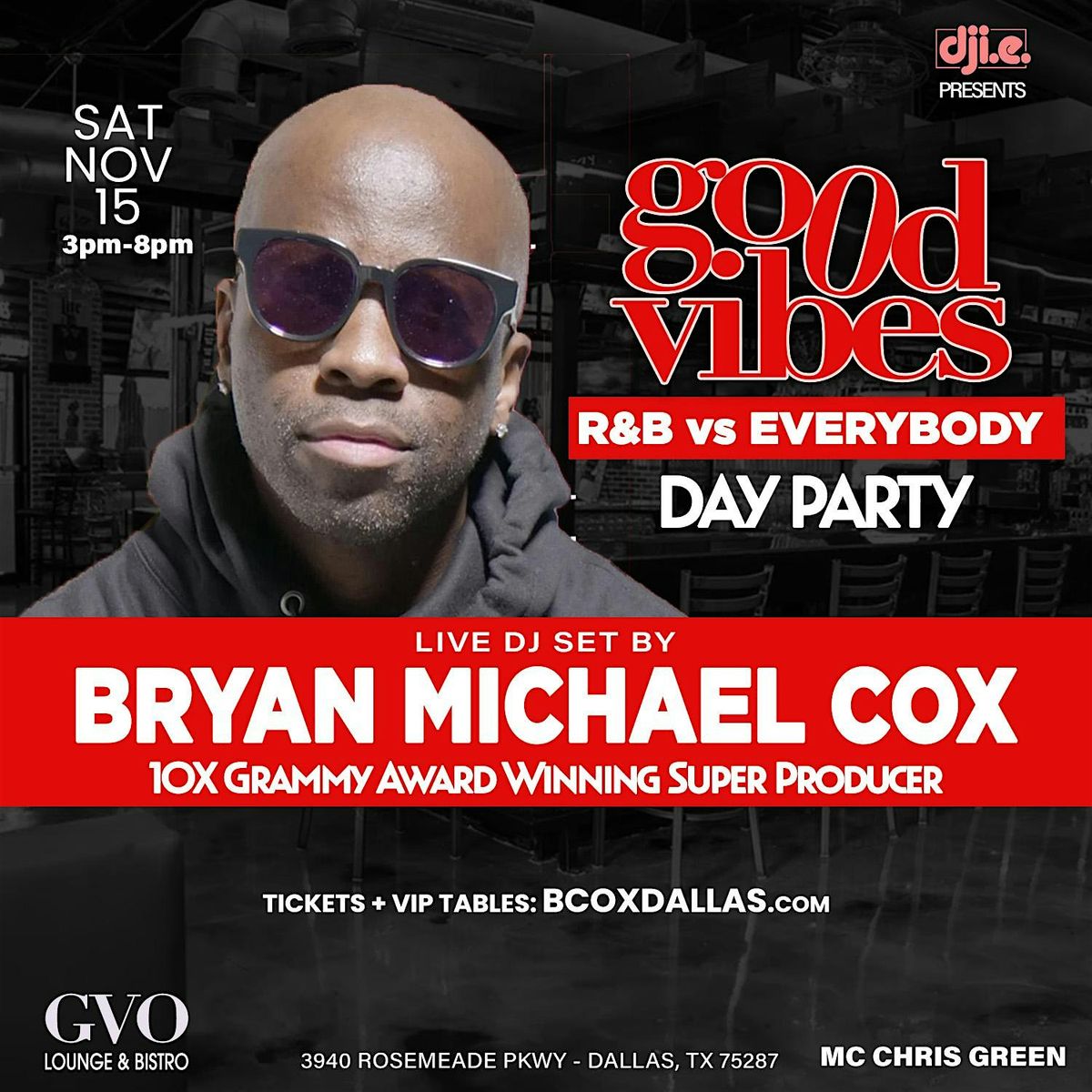 Bryan Michael Cox R&B  DAY Party  at GVO Lounge