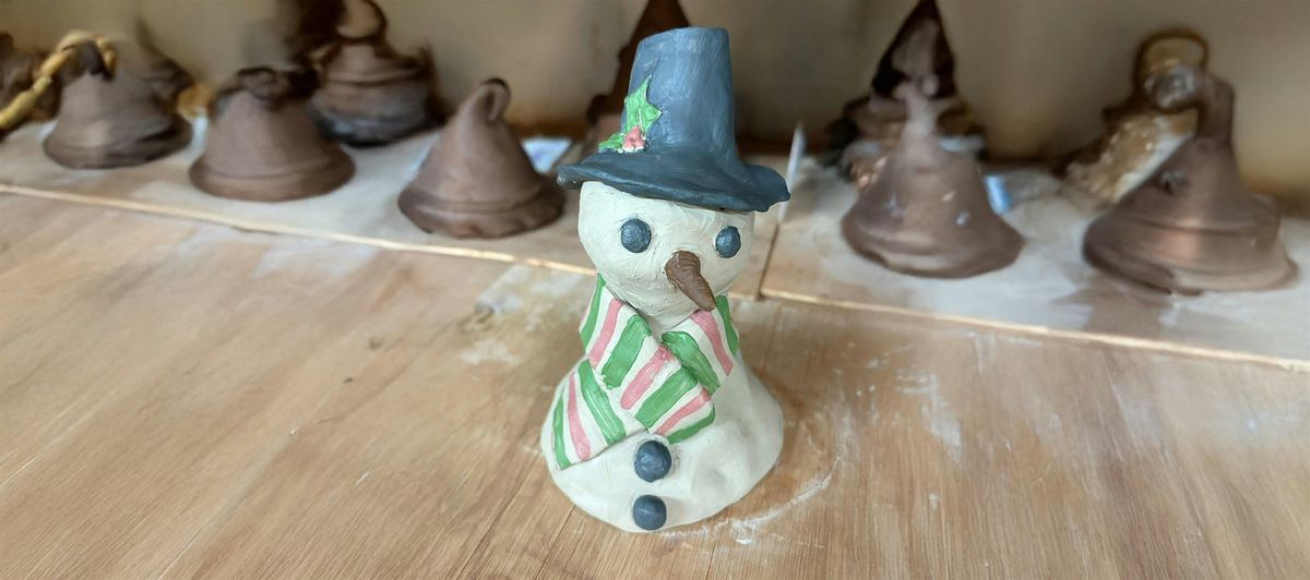 Craft a white-clay Snowman at Somerset Brick and Tile Museum