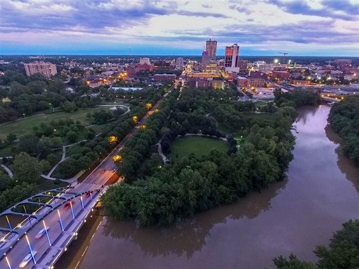 Fort Wayne Art Walk: Color Coated Mural Maze