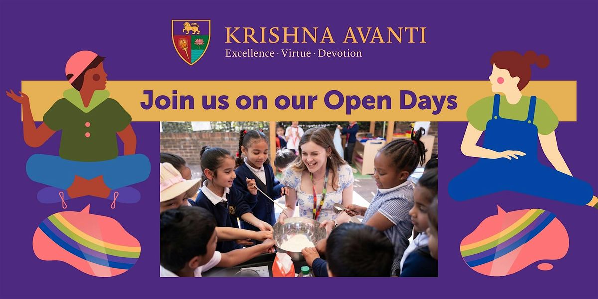 Krishna Avanti Primary School - Croydon - Open Days