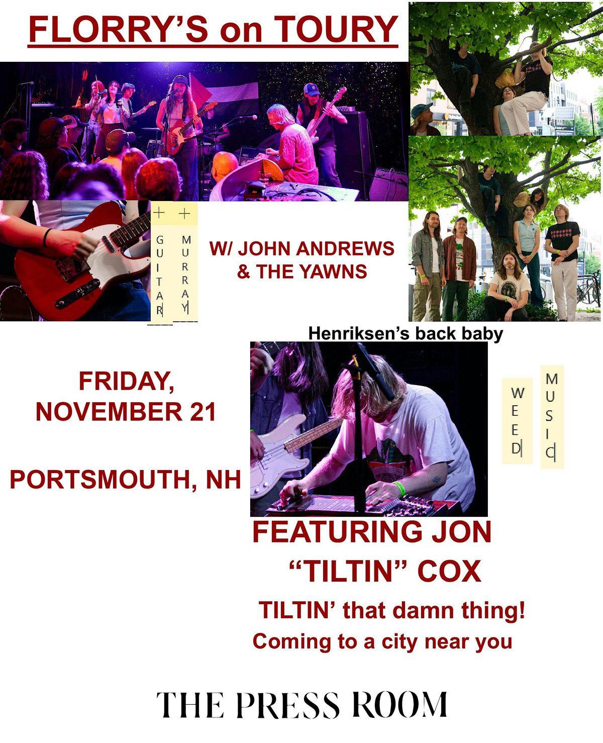 Florry w\/ special guest John Andrews & The Yawns